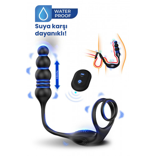 Prostat Uyarıcı Anal Vibratör ve Penis Halkası