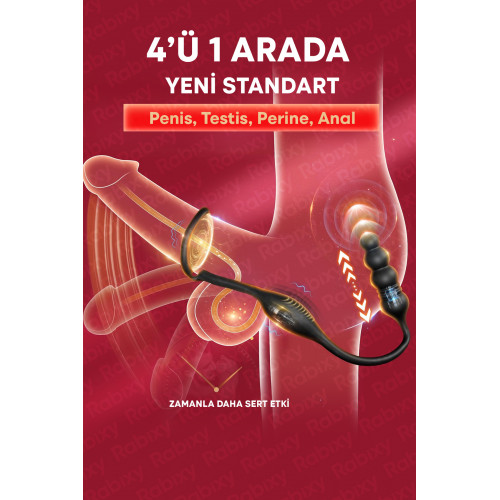 Prostat Uyarıcı Anal Vibratör ve Penis Halkası
