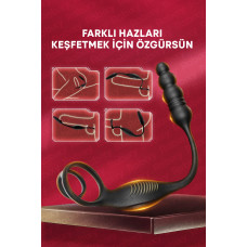 Prostat Uyarıcı Anal Vibratör ve Penis Halkası