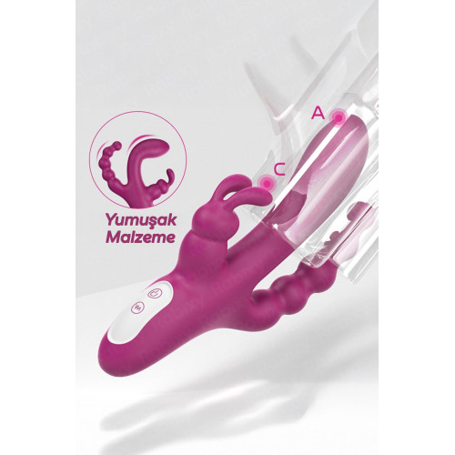 Rabixy 3'ü 1 Arada Rabbit Vibratör
