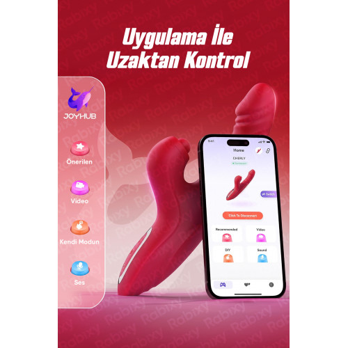 Rabixy 4 Fonksiyonlu Rabbit Vibratör
