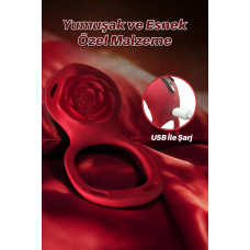 Rabixy Harness Vibratör Giyilebilir Vibratör Partnerli Kullanıma Uygun 10 Modlu