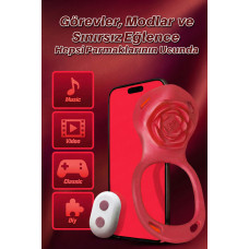 Rabixy Harness Vibratör Giyilebilir Vibratör Partnerli Kullanıma Uygun 10 Modlu