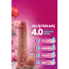 Rabixy İleri Geri Hareketli Titreşimli Uzaktan Kumandalı Isıtmalı Dildo