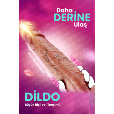 Rabixy İleri Geri Hareketli Titreşimli Uzaktan Kumandalı Isıtmalı Dildo
