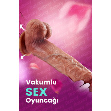 Rabixy İleri Geri Hareketli Titreşimli Uzaktan Kumandalı Isıtmalı Dildo