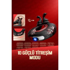 Rabixy Isıtmalı 10 Titreşim Modlu Geciktirici Penis Halkası