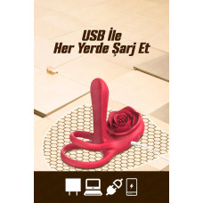 Rabixy Klitoris ve G Noktası Uyarıcı Penis Halkası