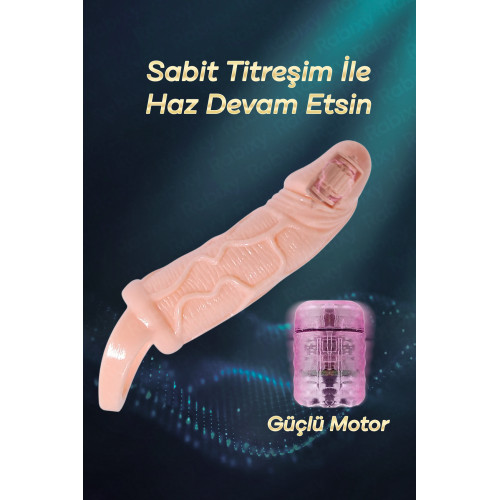 Rabixy Kontrollü Titreşim Penis Kılıfı Vurdukça Titreşen Sistem