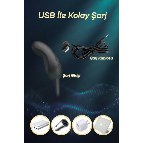 Rabixy Kontrollü Titreşim Penis Kılıfı Vurdukça Titreşen Sistem