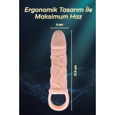 Rabixy Kontrollü Titreşim Penis Kılıfı Vurdukça Titreşen Sistem