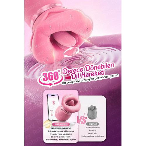 Rabixy Yoğun Temas Lick & Suck Vibrator
