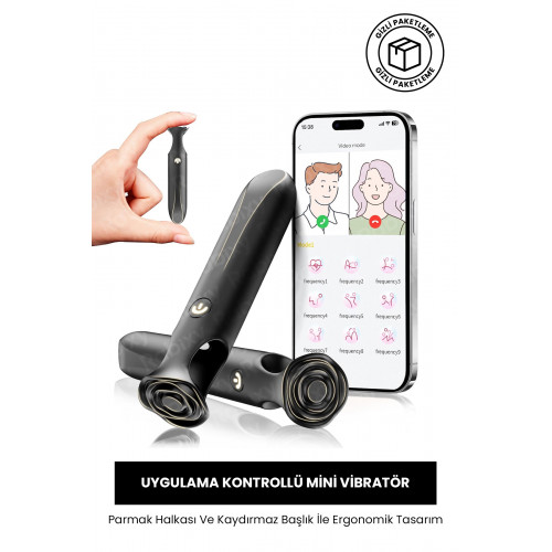 Rabixy Mobil Uygulamalı Ergonomik Bullet Vibratör