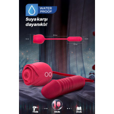 Rabixy Rose Trio İtişli ve Emişli Vibratör