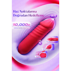 Rabixy Rose Trio İtişli ve Emişli Vibratör