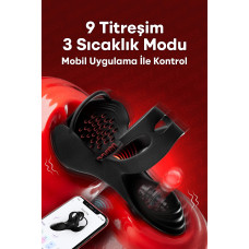 Rabixy Testis ve Perine Uyarıcı Kavrayıcı Penis Halkası