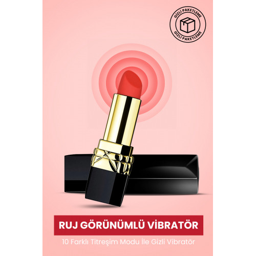 Ruj Görünümlü Gizli Vibratör