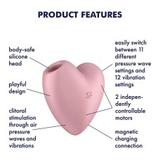 Satisfyer Cutie Heart Light Red