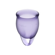 Satisfyer Feel Confident Menstrual Cup Lila