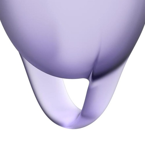 Satisfyer Feel Confident Menstrual Cup Lila