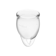 Satisfyer Feel Confident Menstrual Cup Transparent