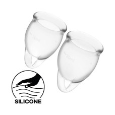 Satisfyer Feel Confident Menstrual Cup Transparent