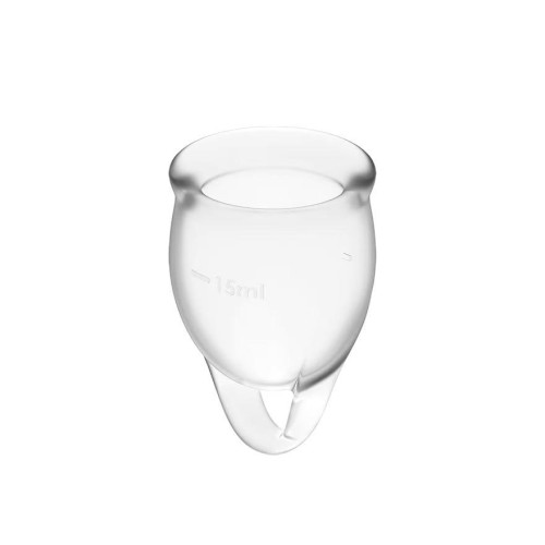 Satisfyer Feel Confident Menstrual Cup Transparent