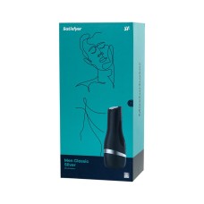 Satisfyer Gerçekçi Olmayan Masturbator Gümüş - Men Classic Silver