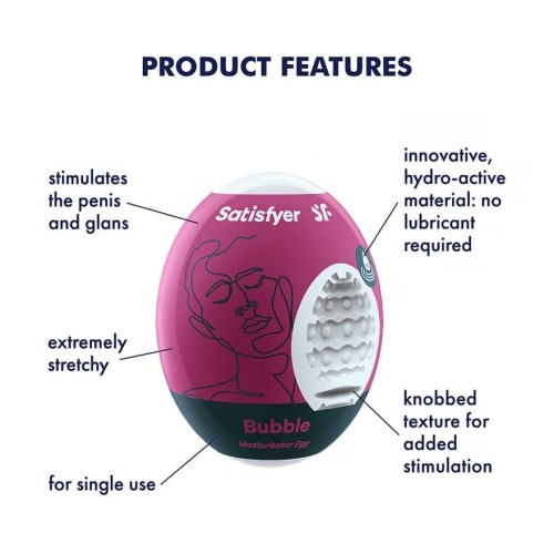 Satisfyer Masturbator Egg - Bubble