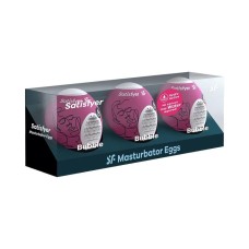 Satisfyer Masturbator Eggs - Bubble set of 3