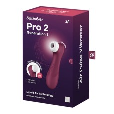 Satisfyer Pro 2 Generation 3 -Wine Red Connect App