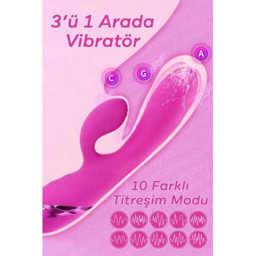 Şişebilen Rabbit Vibratör