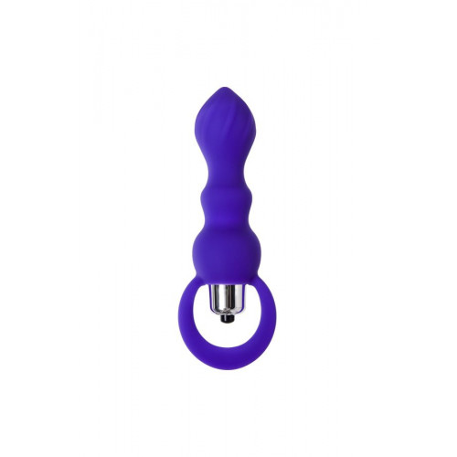 ToDo by Toyfa Curvy Anal Plug, silikon, mor, 14 cm, Ø 3,2 cm