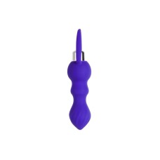 ToDo by Toyfa Curvy Anal Plug, silikon, mor, 14 cm, Ø 3,2 cm