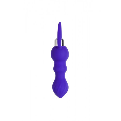 ToDo by Toyfa Curvy Anal Plug, silikon, mor, 14 cm, Ø 3,2 cm