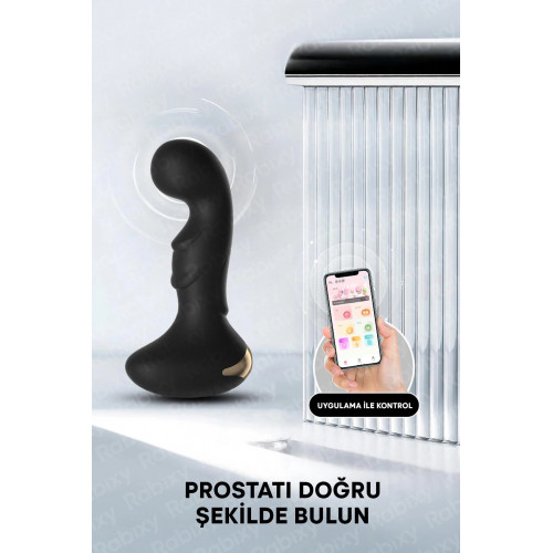 Uygulama Kontrollu Anal Vibratör Prostat Uyarıcı Anal Vajinal Unisex Vibratör